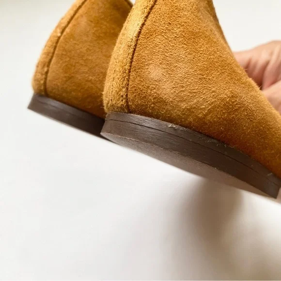 Jcrew Suede Smoking Loafers Roasted Cider Beige